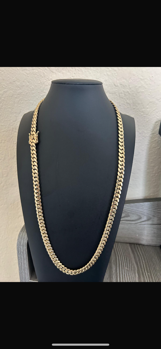 Gold Cuban Link Chain
